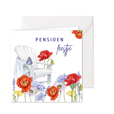 Uitnodiging pensioen klaprozen